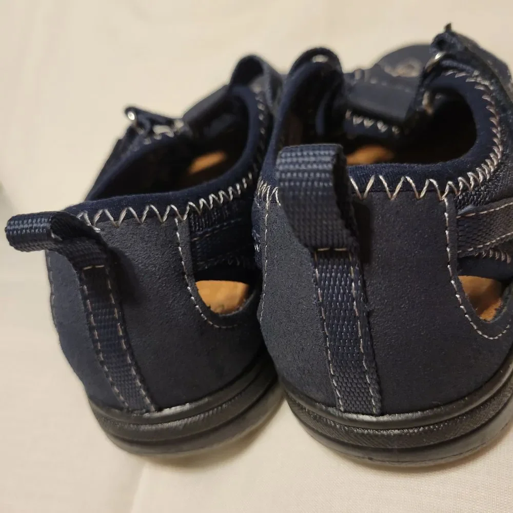 Origins Blue Water Shoes with Strap and Rubber Sole Size 7 UK 5 EU 38 Medium